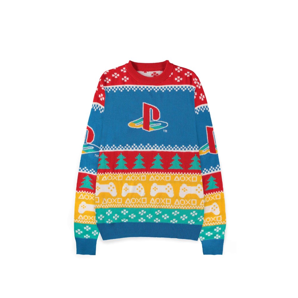 PlayStation - Logo Christmas Strick pullover - Mehrfarben